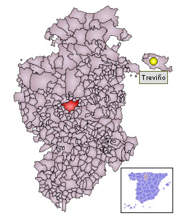 Mapa de Treviño