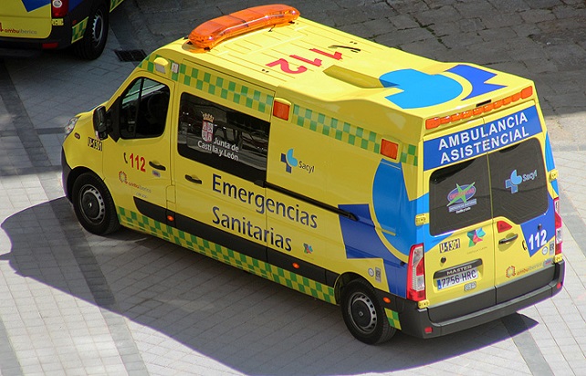 Ambulancia medicalizada.