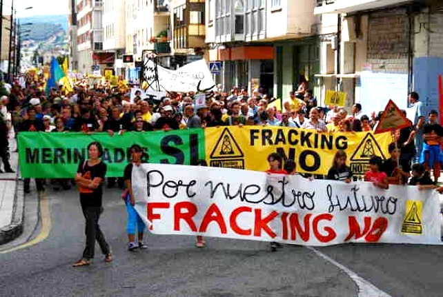 La población de las Merindades se muestra en contra del fracking.