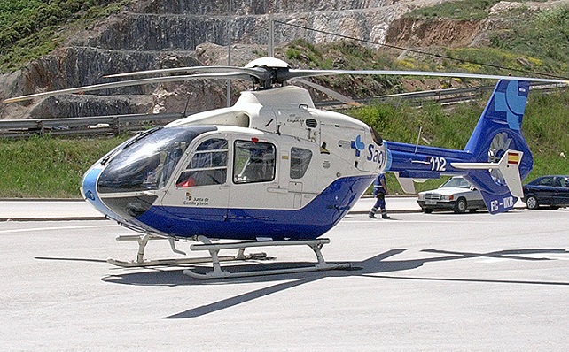 Helicóptero del Sacyl.|Junta CyL.