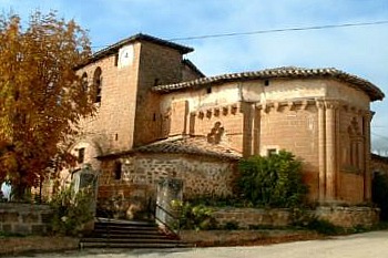 Iglesia parroquial de Navas de Bureba en Burgos.