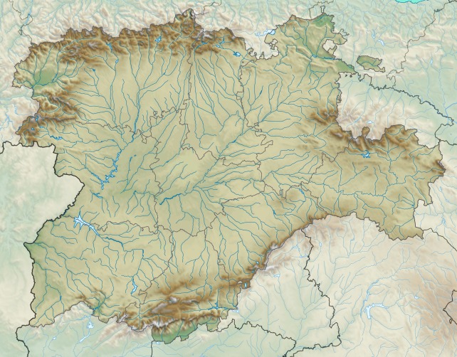 Mapa de Castilla y León | Miguillen (Castilla y León-loc.svg) [CC BY-SA 1.0], via Wikimedia Commons
