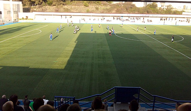 El partido se ha disputado en el campo de Merkatondoa de Estella.