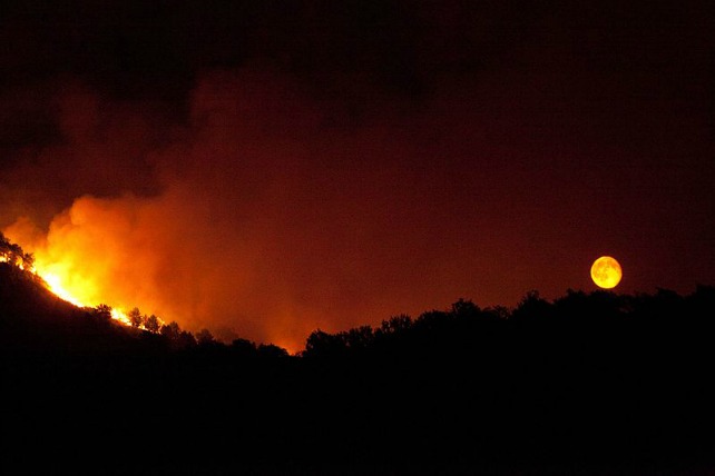 Imágen de un incendio | Camillo Ferrari