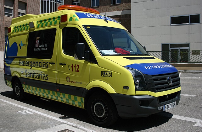 Ambulancia medicalizada.