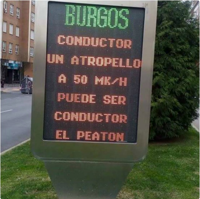 El famoso cartel viral, de autoría desconocida