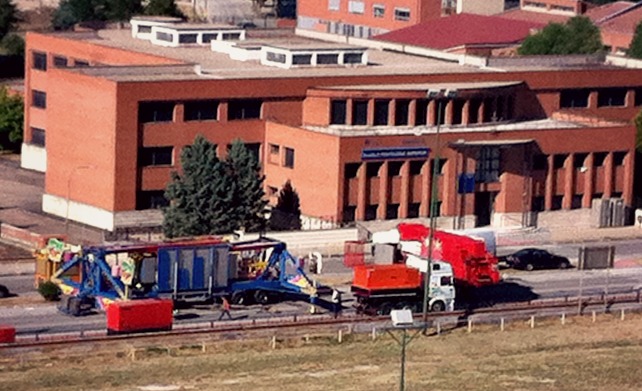 Comienza la instalación de las barracas