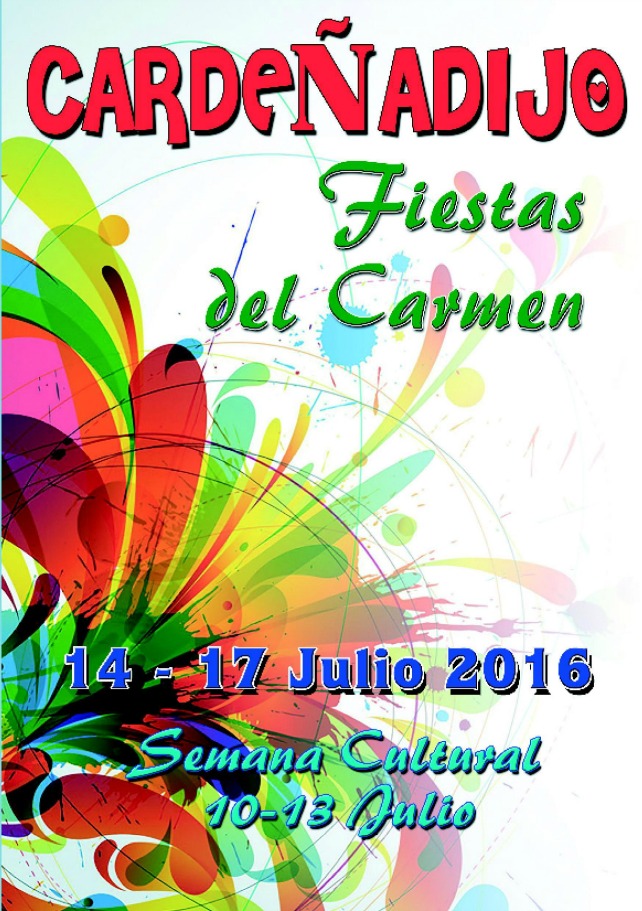 Cartel de las fiestas de Cardeñadijo