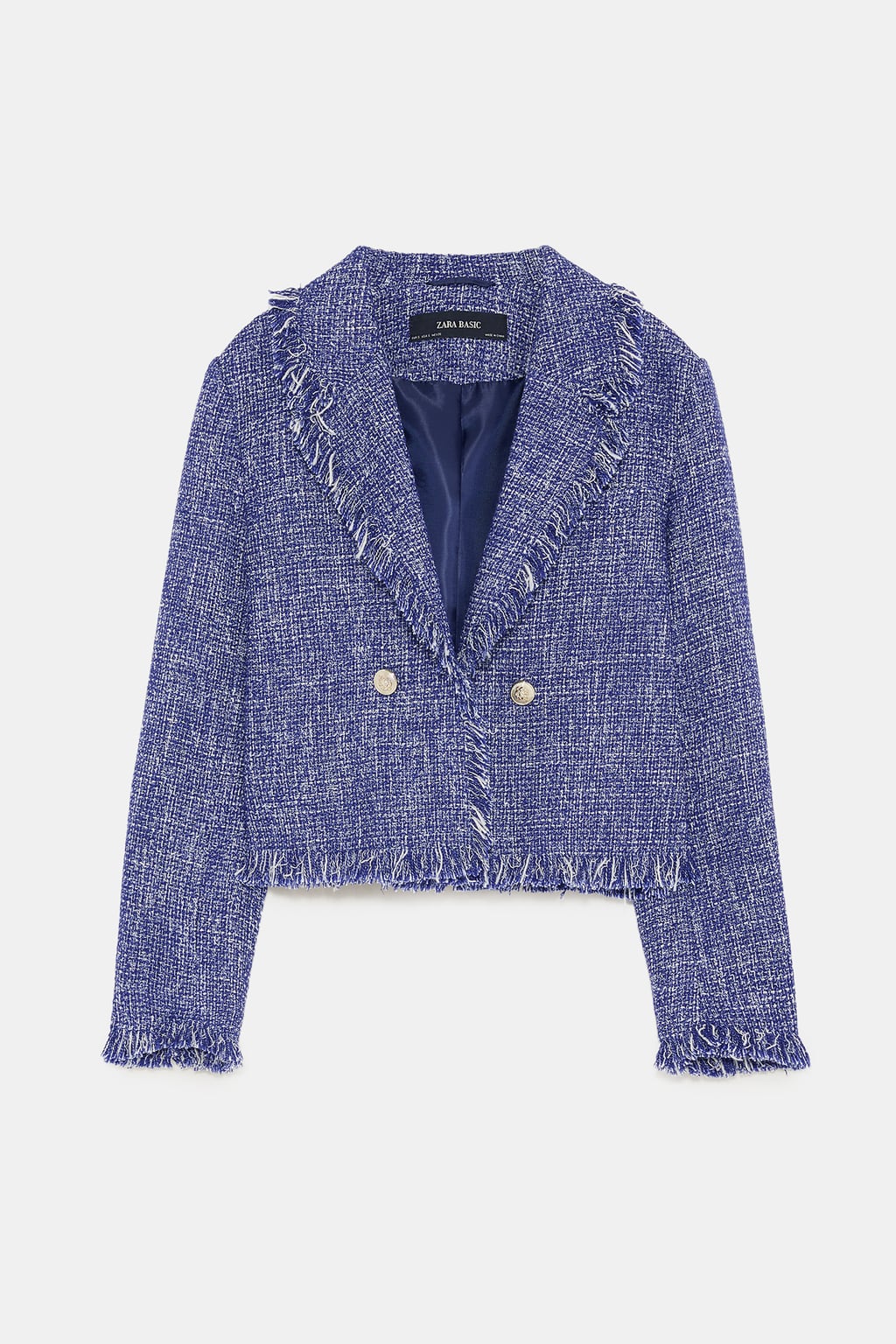 Blazer tweed (25,99 EUR) de Zara