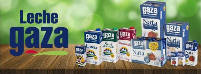 Productos que ofrece la marca Leche Gaza