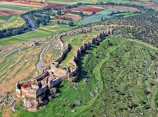 Vista aérea Castillo de Gormaz