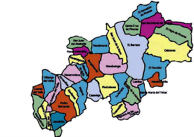 Mapa DOP Cebreros