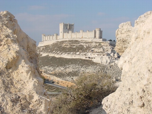 Vista del Castillo de Peñafiel